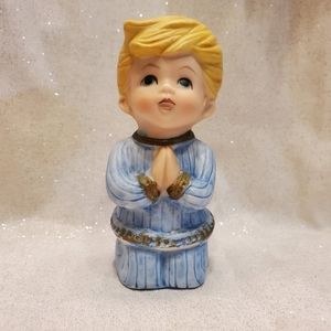 𝅺HOMCO Bedtime Prayers Ceramic Boy Figurines